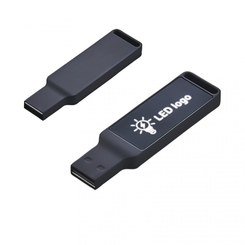 F-206-32 Kutusuz işıklı Rubber Usb